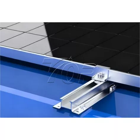 Bảng điều khiển năng lượng mặt trời bằng nhôm gắn trên đường ray nhỏ