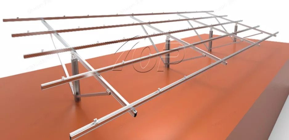 Photovoltaic C-Steel Single Post Farm Mounting