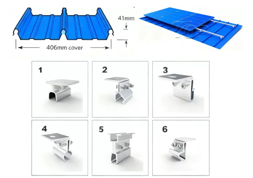 Solar Standing Seam Clamps