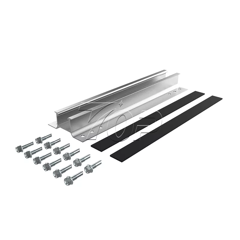 Hệ thống đường ray mini cho năng lượng mặt trời mái kim loại hình thang