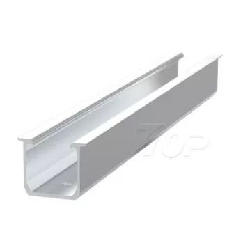Đường ray nhôm loại U cho hệ thống lắp đặt bảng điều khiển năng lượng mặt trời